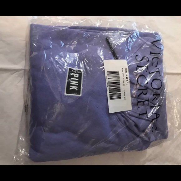 PINK VICTORIA'S SECRET CROPPED PULLOVER Violet - Picture 7 of 8